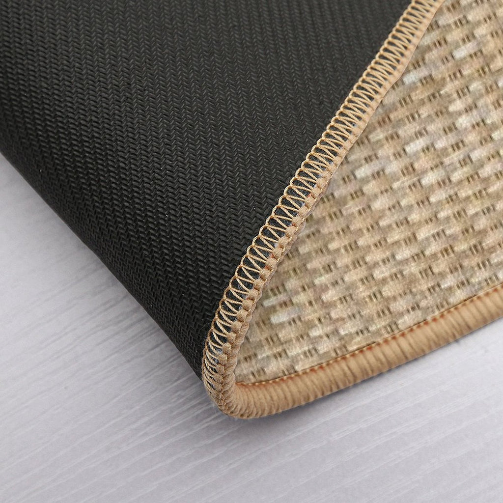 Wicker  Water and Dirt-Trapping Bath Mat Entry Mat