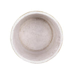 Abstract Gold and White Cement Flower Pot Set of 2