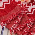 Festive Red Christmas Sofa Cover
