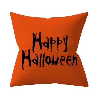 Retro Halloween Throw Pillow Cover