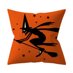 Retro Halloween Throw Pillow Cover