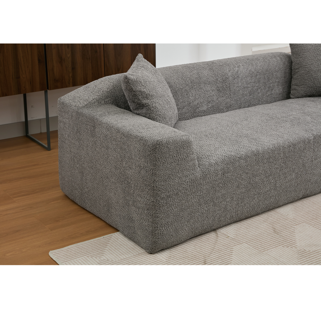 2 Pc Boucle Cloud Sofa Set, Affordable & Modern