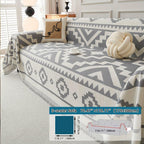 Boho-Chic All-Season Sofa Cover |Various Colors Pet Proof Couch Cover
