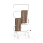100W Electric Towel Warmer Drying Rack, Freestanding Towel Rack Warmer or Wall Mounted Towel Rack Warmer Silver