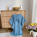Trendy Rabbit Hooded Cartoon Bathrobes For Girls Boys