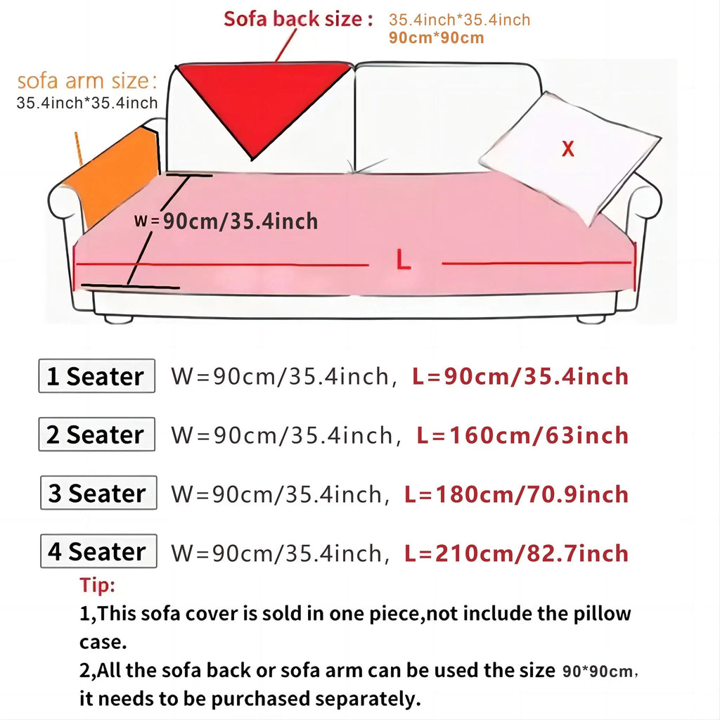 Colorful Boho Sofa Cover Pet Protector