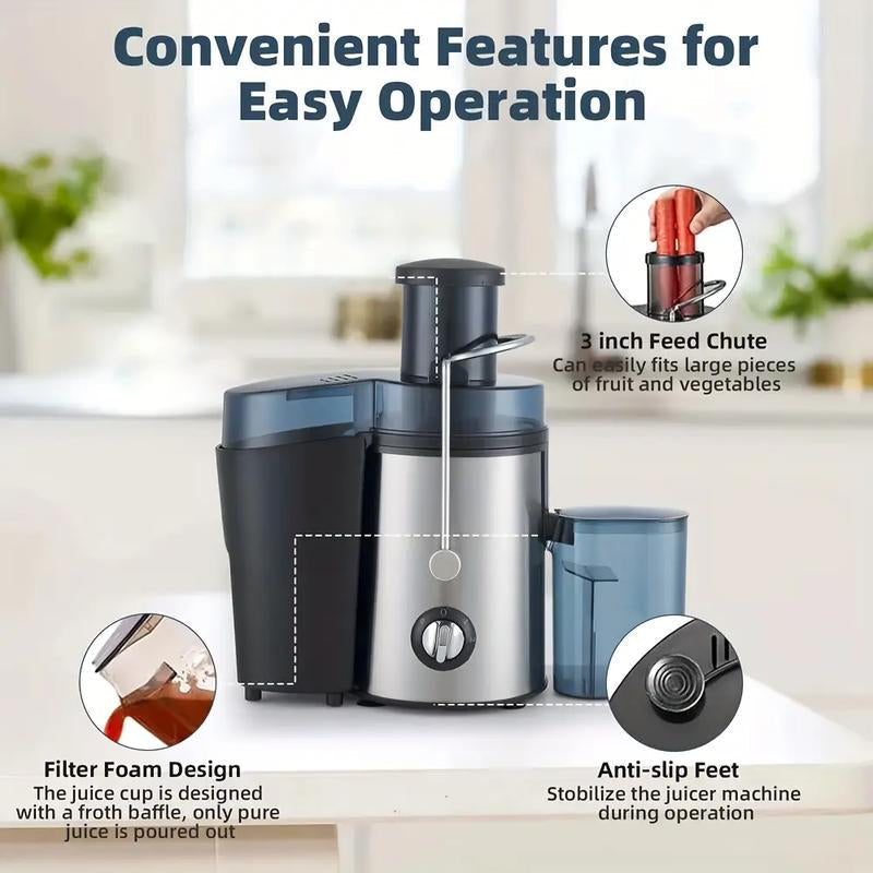 800W Multifunctional Centrifugal Juicer with Residue & Juice Separation  Ninja Chef
