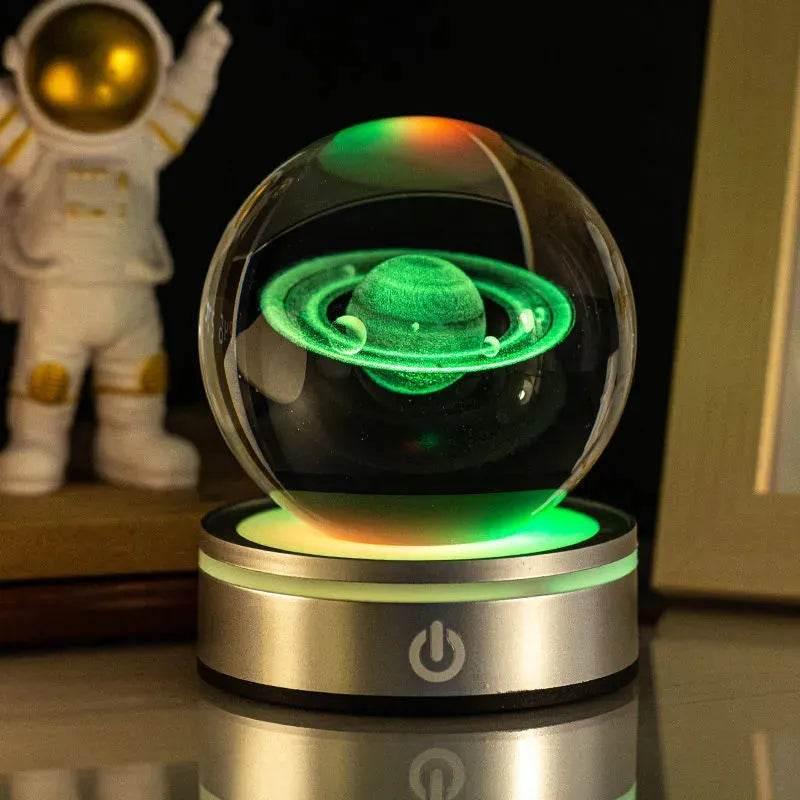 3D Space, Whale, Christmas & MORE, LED Crystal Ball Lamp NightLight