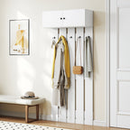 Entryway Wall Coat Rack Wall Mounted Coat Clothes Rack - Home Spa Robe Rack