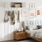 Entryway Wall Coat Rack Wall Mounted Coat Clothes Rack - Home Spa Robe Rack
