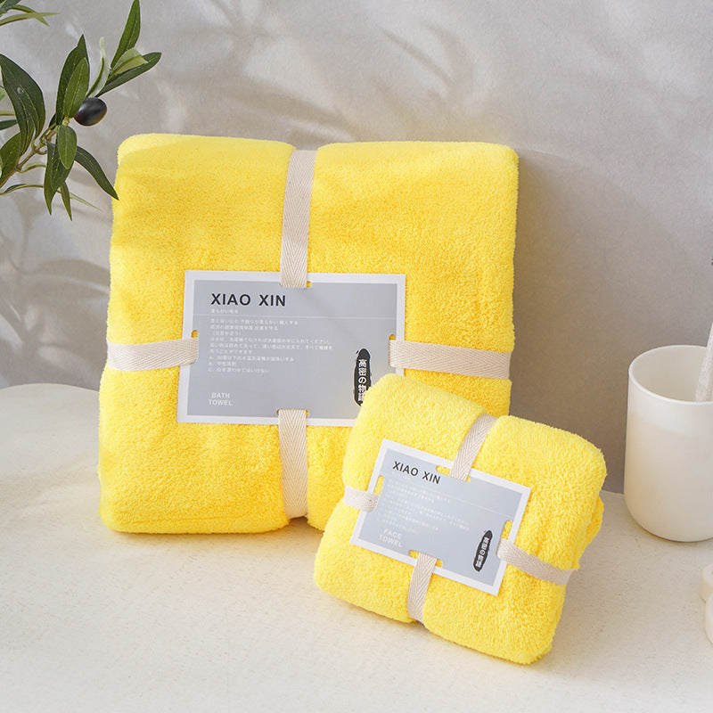 Absorbent Bath Towel Set For Mother And Child