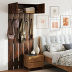 Entryway Wall Coat Rack Wall Mounted Coat Clothes Rack - Home Spa Robe Rack