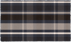 Checkered Under-Layer Doormat, Red or Blue