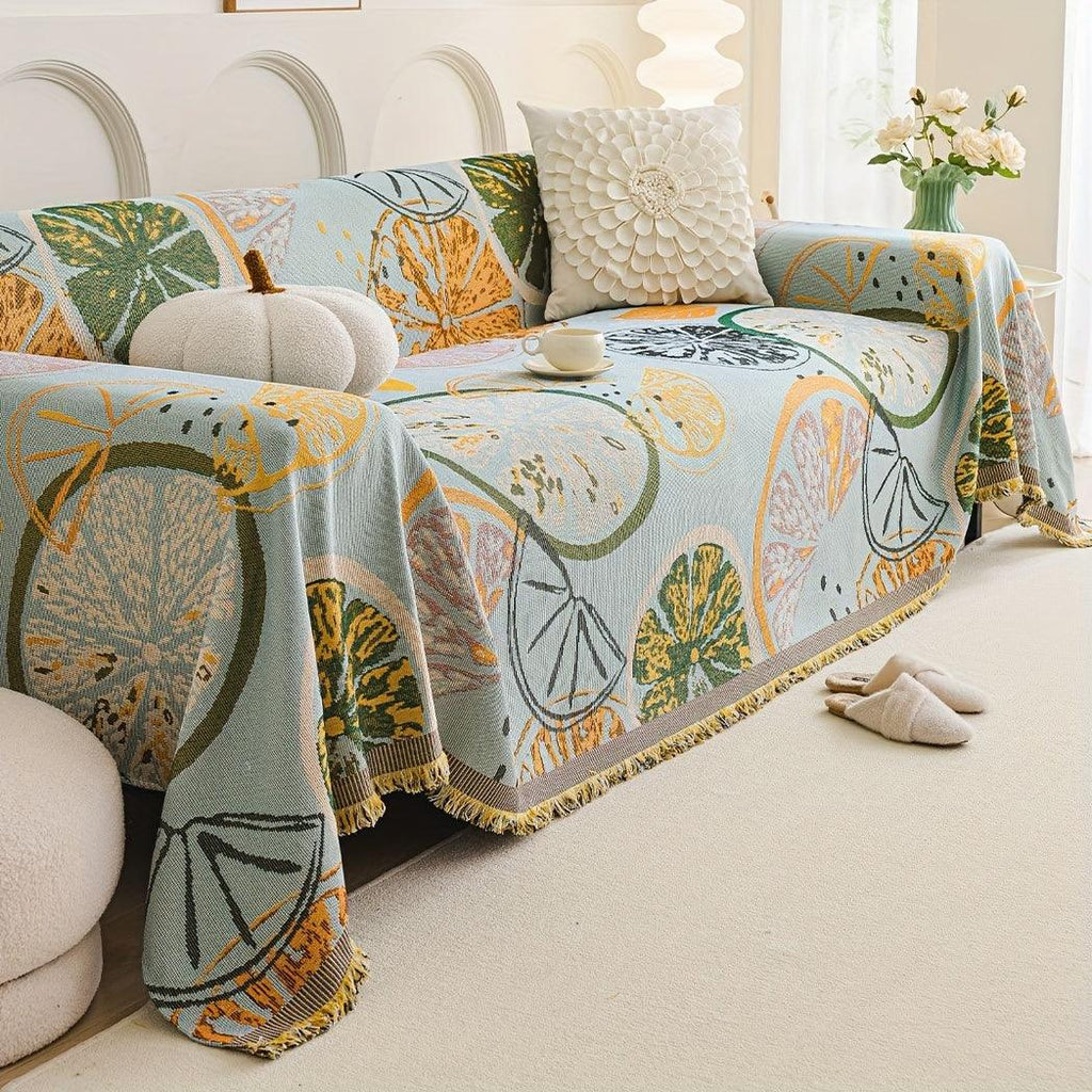 Boho Chic Double-sided Chenille Sofa Cover 6 Gorgeous styles For all Seasons