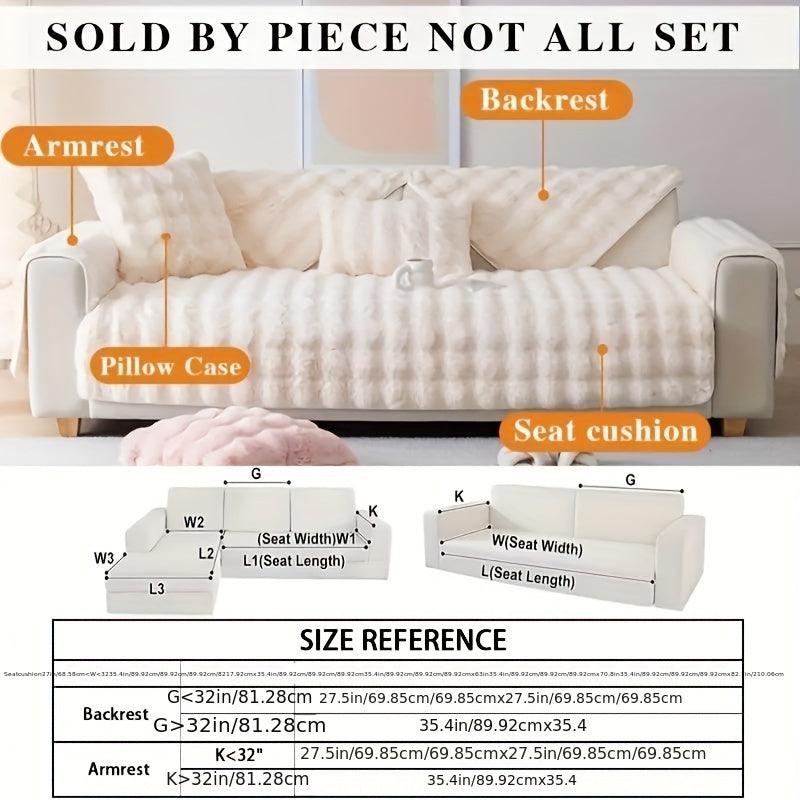 Pet Proof Winter Warm Plush Soft Sofa Cover