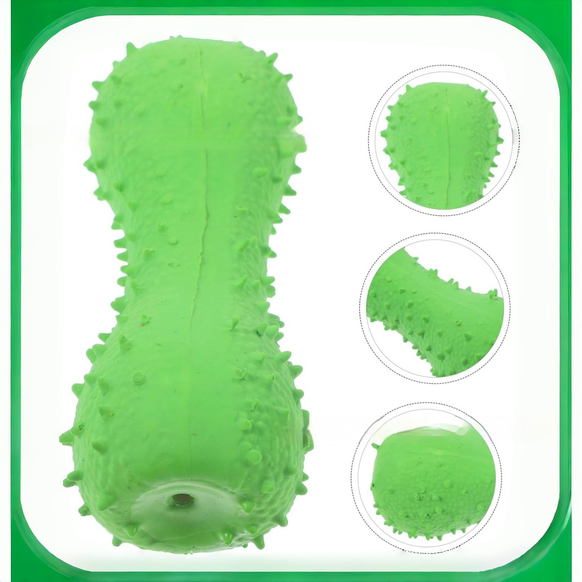 Pet Latex Barbed Bone Toys, Tooth Cleaning