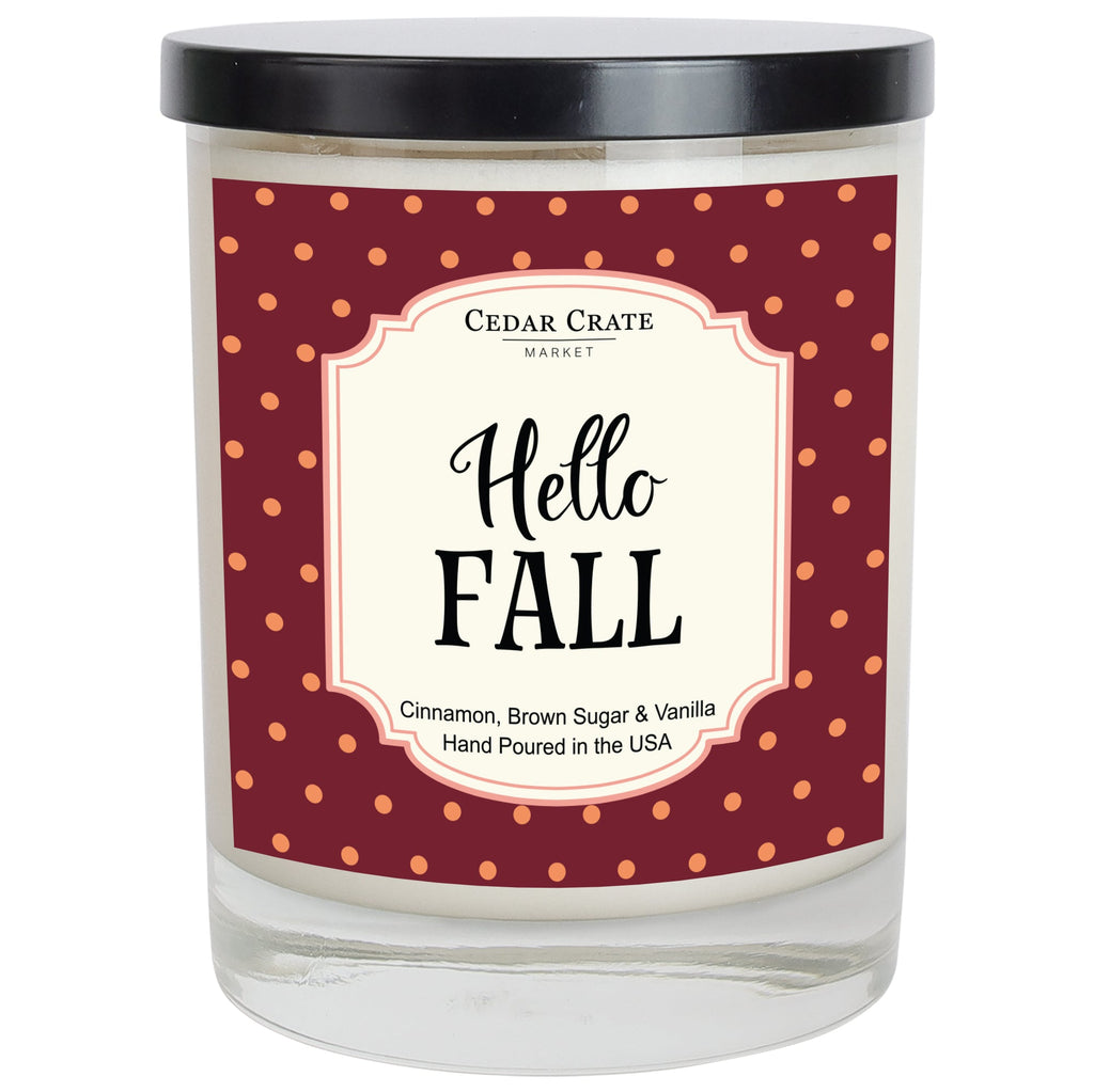 Fall Candle - Hello Fall