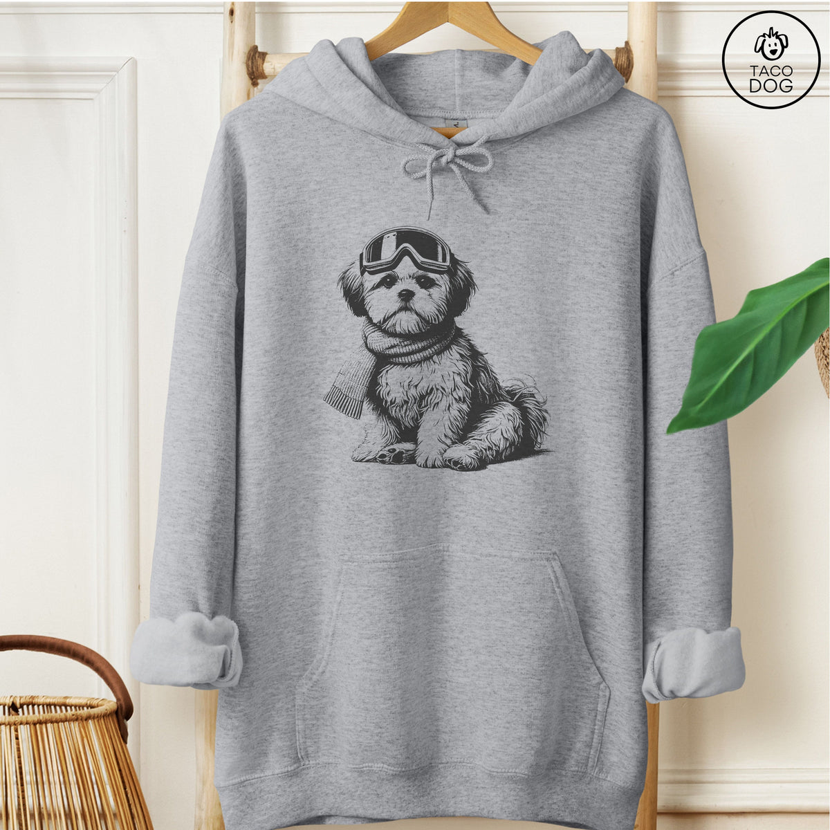 Shih Tzu Winter Sport Hoodie
