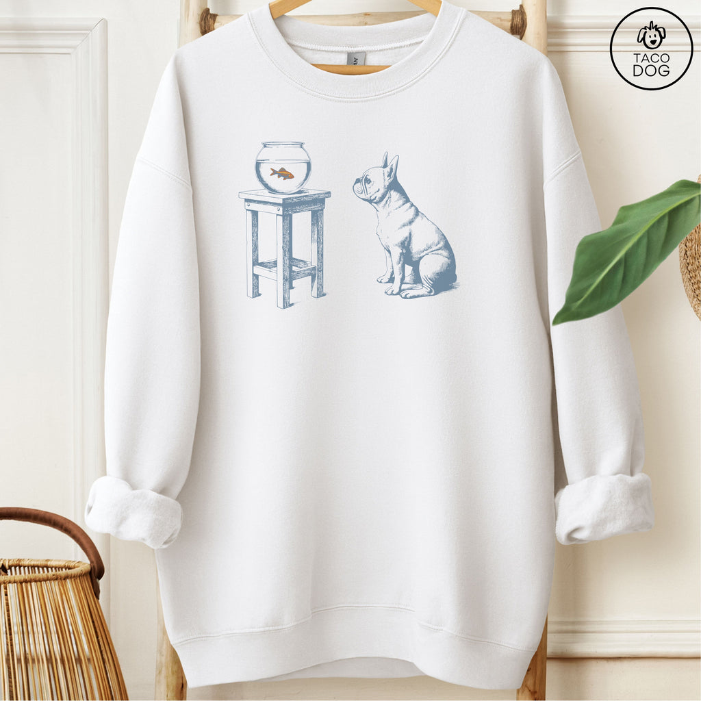 French Bulldog Frenchie Goldfish Sweatshirt