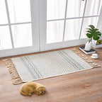 Scandinavian Style Linen Cotton Rug