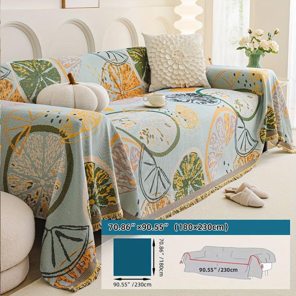Boho Chic Double-sided Chenille Sofa Cover 6 Gorgeous styles For all Seasons