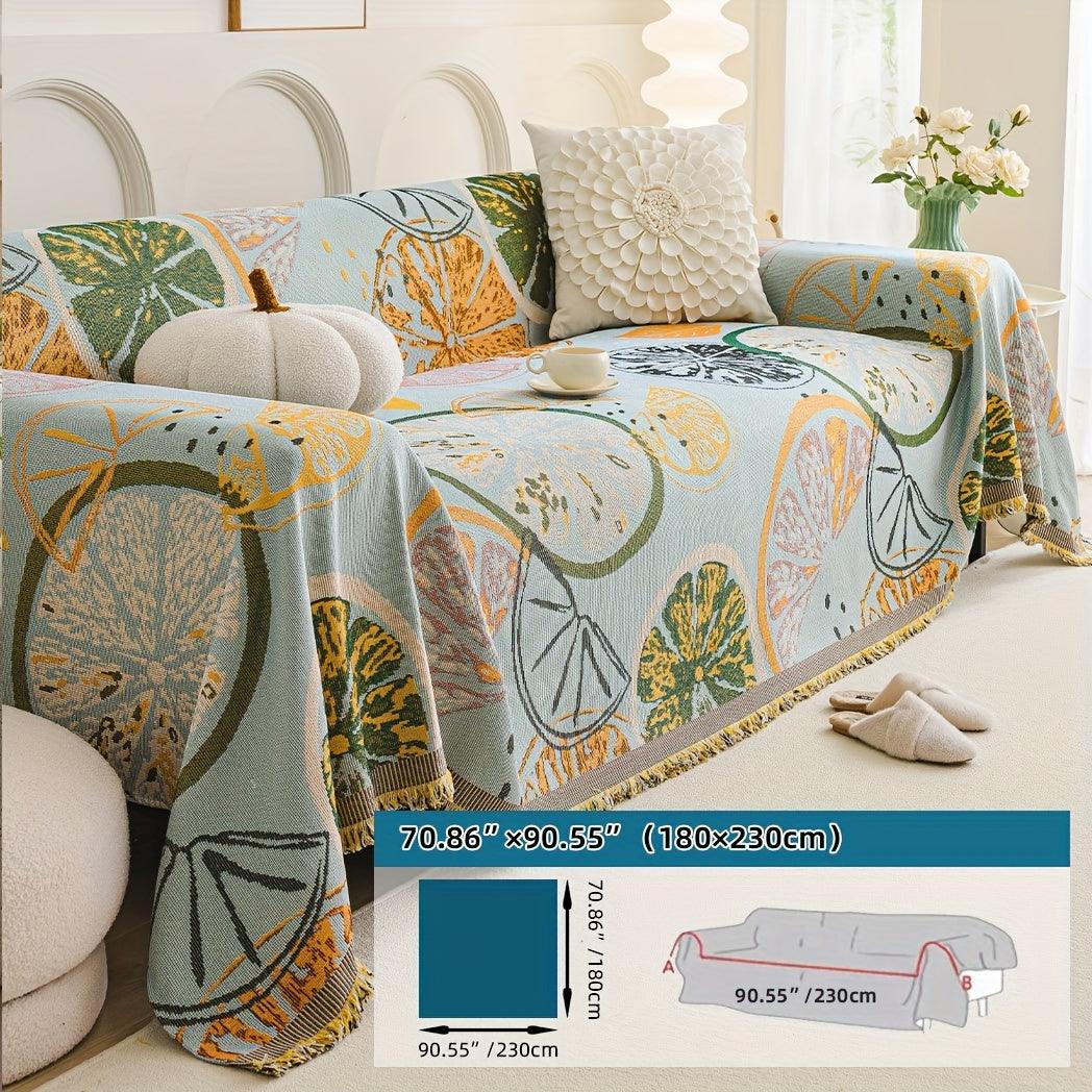 Boho Chic Double-sided Chenille Sofa Cover 6 Gorgeous styles For all Seasons