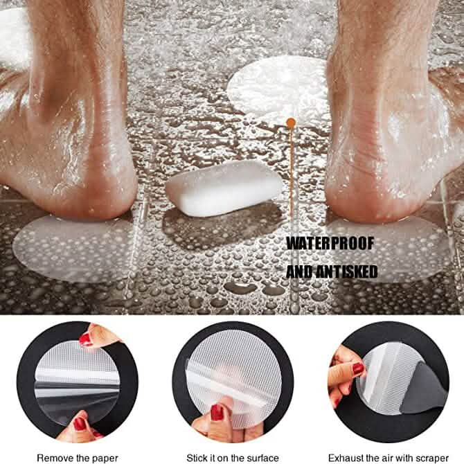 24-Piece: Non-Slip Bathtub Stickers - 8 Colors