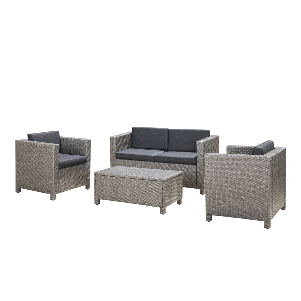 Puerta 4-Piece Outdoor Wicker Sofa Set