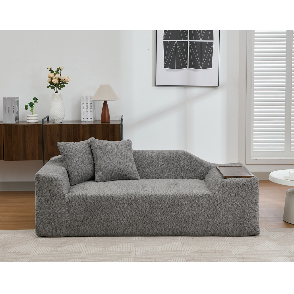 2 Pc Boucle Cloud Sofa Set, Affordable & Modern