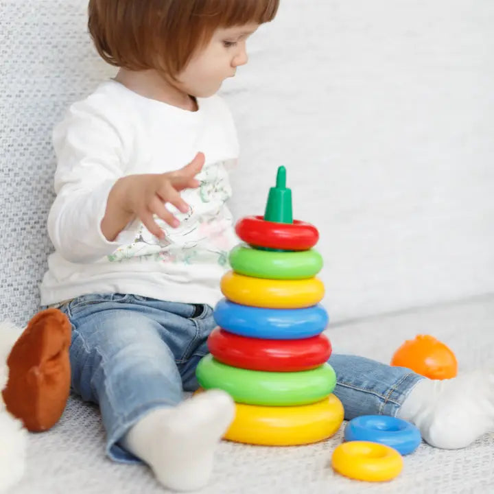 Educational toy "Pyramid" LUX in a box, Tigres