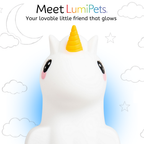 Unicorn Night Light - Soft Silicone Nursery Lamp | LumiPets®
