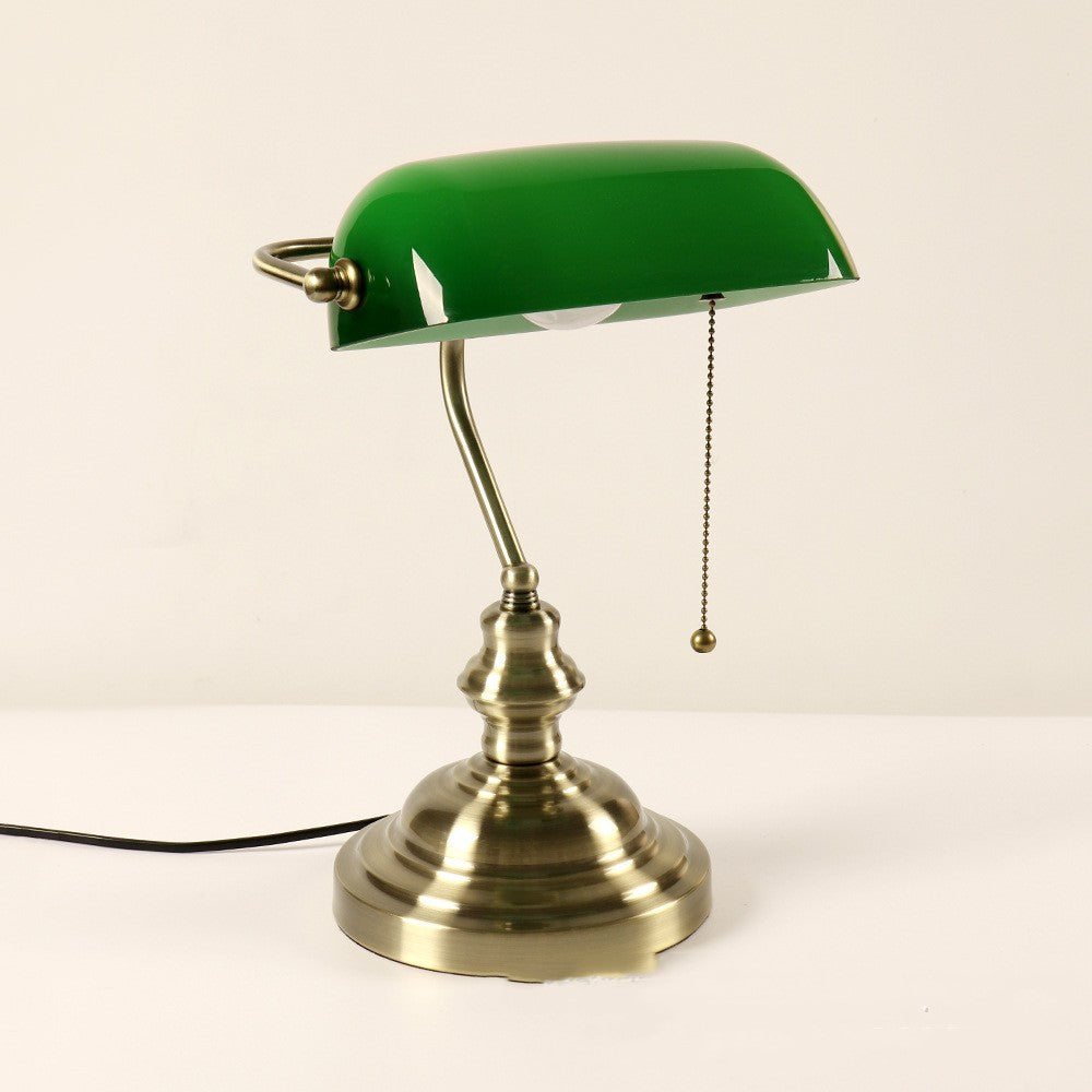 Retro Vintage European Banker's LED Desk Lamp