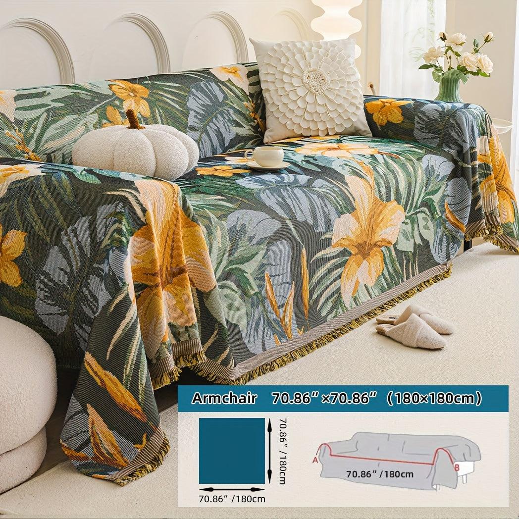 Boho Chic Double-sided Chenille Sofa Cover 6 Gorgeous styles For all Seasons