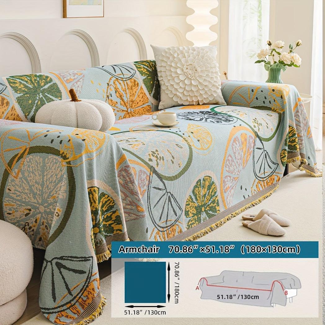 Boho Chic Double-sided Chenille Sofa Cover 6 Gorgeous styles For all Seasons