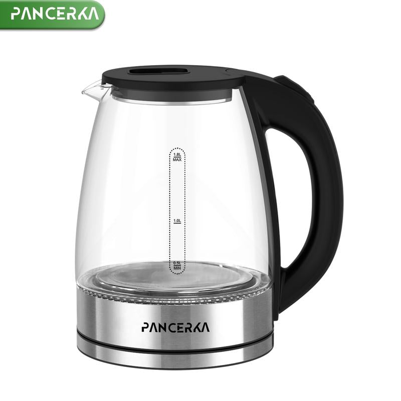 PANCERKA Electric Kettle 1.8L, 1500W Fast Boiling with LED Indicator, Auto Shut-Off, BPA-Free