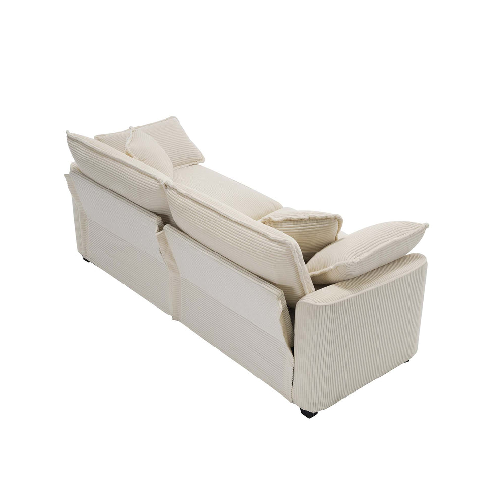 Luxe & Sophisticated Deep Seated Sofa Set - 2 Sofas