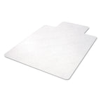 Alera All Day Use Non-Studded Chair Mat for Hard Floors, 36 x 48, Lipped, Clear