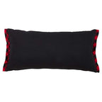 Fennco Styles Tableau Noir Collection Farmhouse Typography Stitched Pillow and Case – Black Deorcative Pillow and Case for Couch, Living Room and Holiday Décor