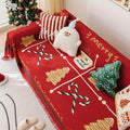 Protective Christmas Chenille Couch Cover, 2 Styles
