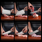 7-Piece Forged Professional Stainless Steel Kitchen Knife Set