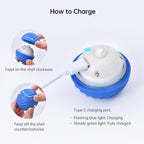 Petgravity Interactive Dog Toy, Motion Activated Automatic Bouncing Ball, Sm/Med Dog, USB Rechargeable