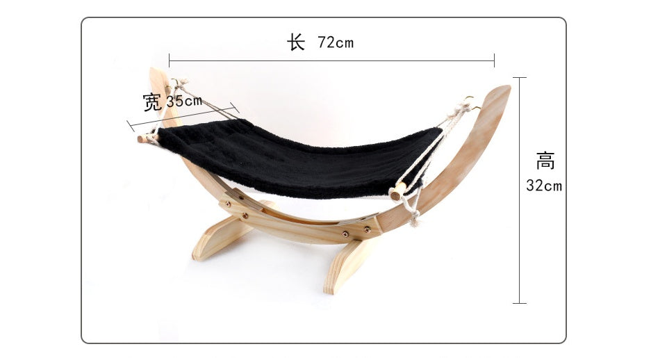 Wooden Cat Hammock