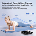 Wi-Fi Smart Weighing Scale, Huge 4.3" Screen — Step-On Body Measurements (Track Weight, BMI, Fat/Fit Goals)