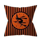 Retro Halloween Throw Pillow Cover
