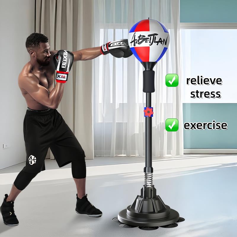 Boxing Training Ball for Stress Relief & Exercise with Powerful Suction Cup Suitable for Various Floors Ideal for Home Gym & On-The-Go Use