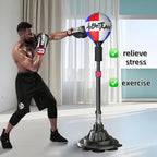 Boxing Training Ball for Stress Relief & Exercise with Powerful Suction Cup Suitable for Various Floors Ideal for Home Gym & On-The-Go Use