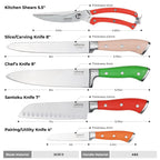 5 Piece Professional Kitchen Knife Set