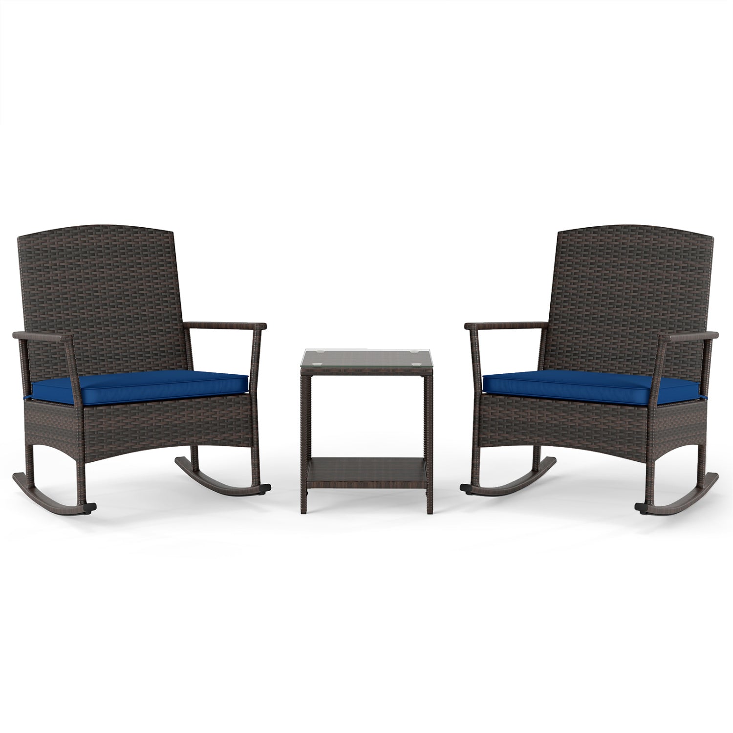 3 Piece Patio Rocking