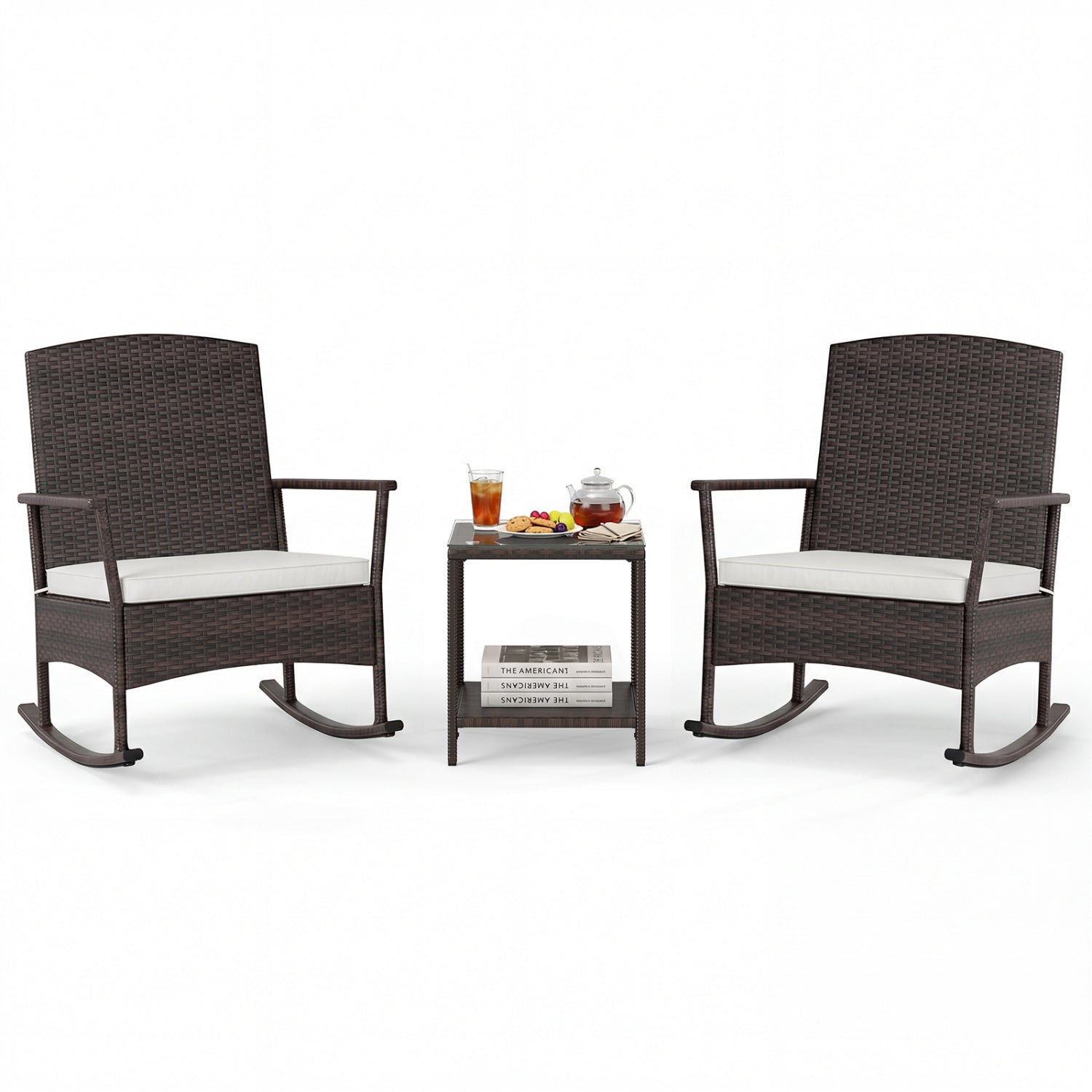 3 Piece Patio Rocking