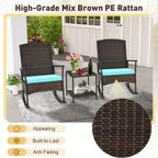 3 Piece Patio Rocking